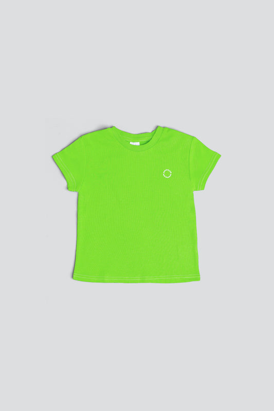 T-Shirt in Organic Cotton - Jasmine Green